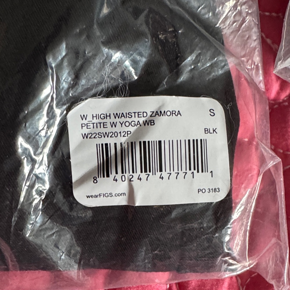 Figs Scrub Pant High waisted Zamora petite yoga wb - Picture 2 of 5
